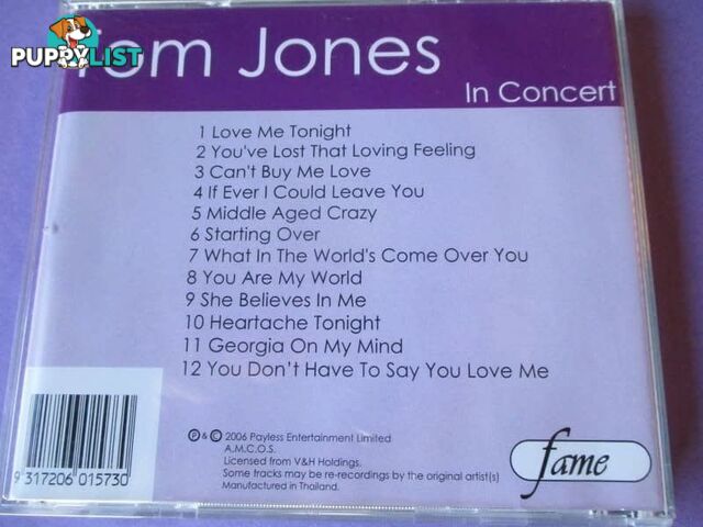 Tom Jones Collection Mint Condition $5ea-Woodcroft