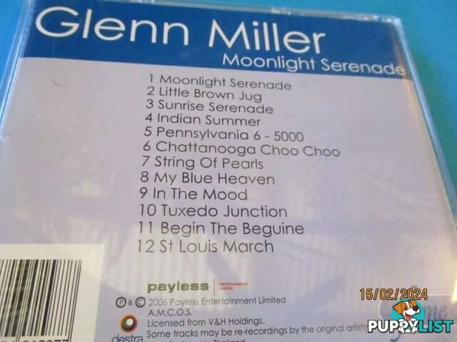 Glenn Miller Cd Collection Mint Condition $5ea-Woodcroft