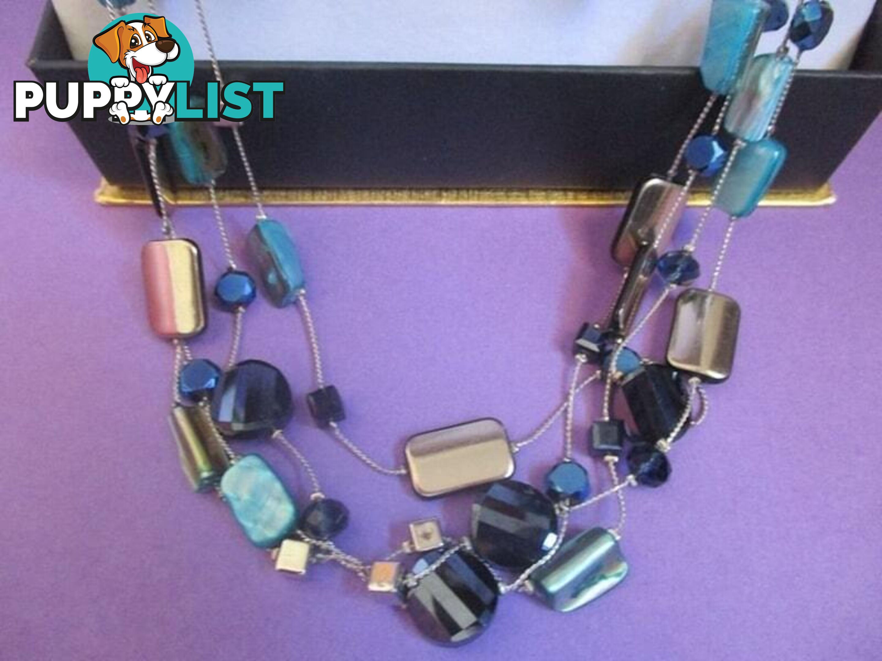 Womens Jewelry Necklace & Clip On Earrings Fifth Ave Collection-NEW