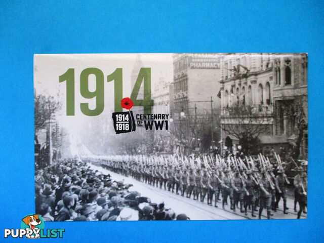 Stamp Booklet-1914 Centenary Of WW1-Woodcroft
