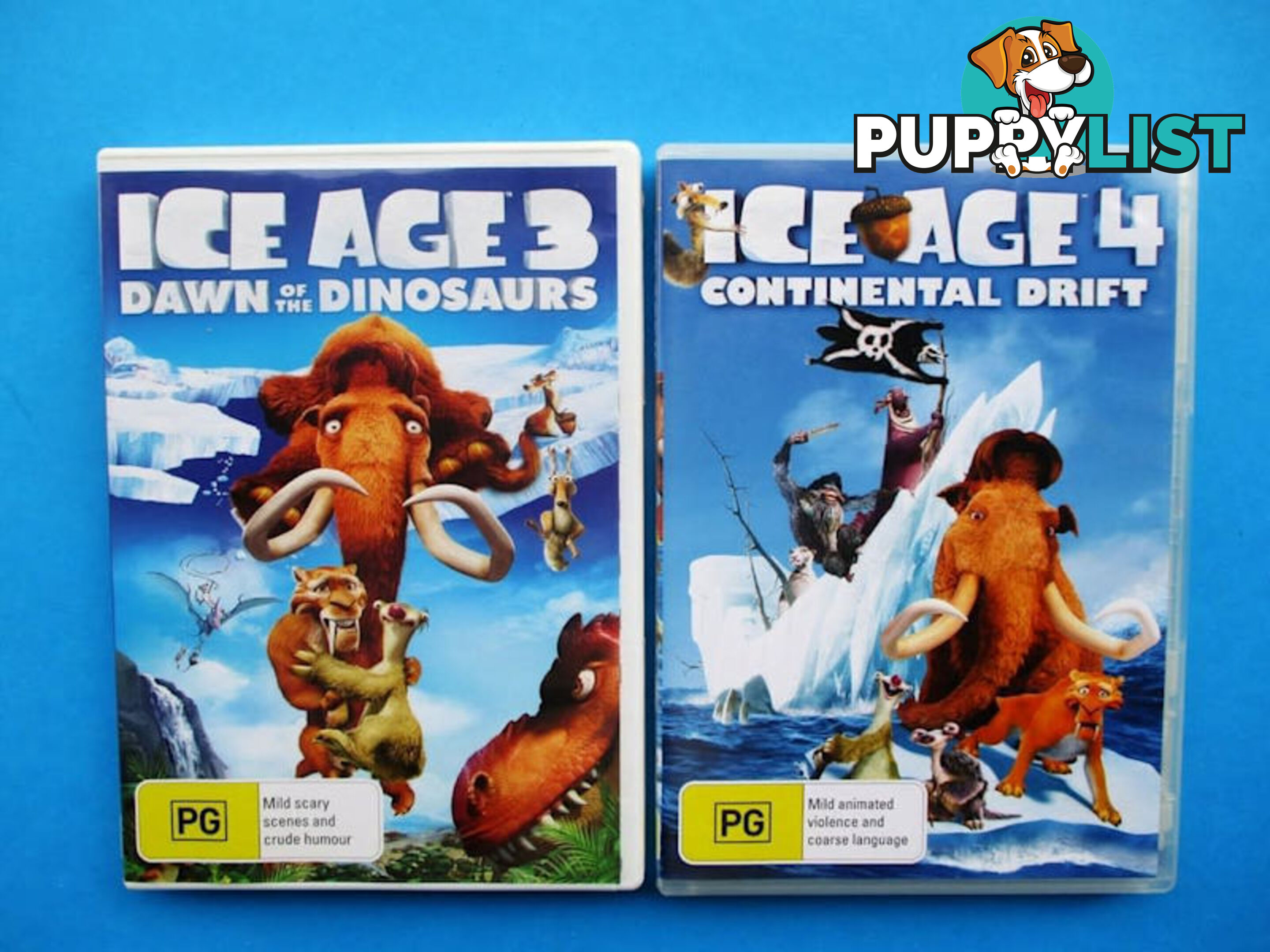 Childrens/Kids Dvds Ice Age $2ea-Woodcroft Or Clarence Gardens