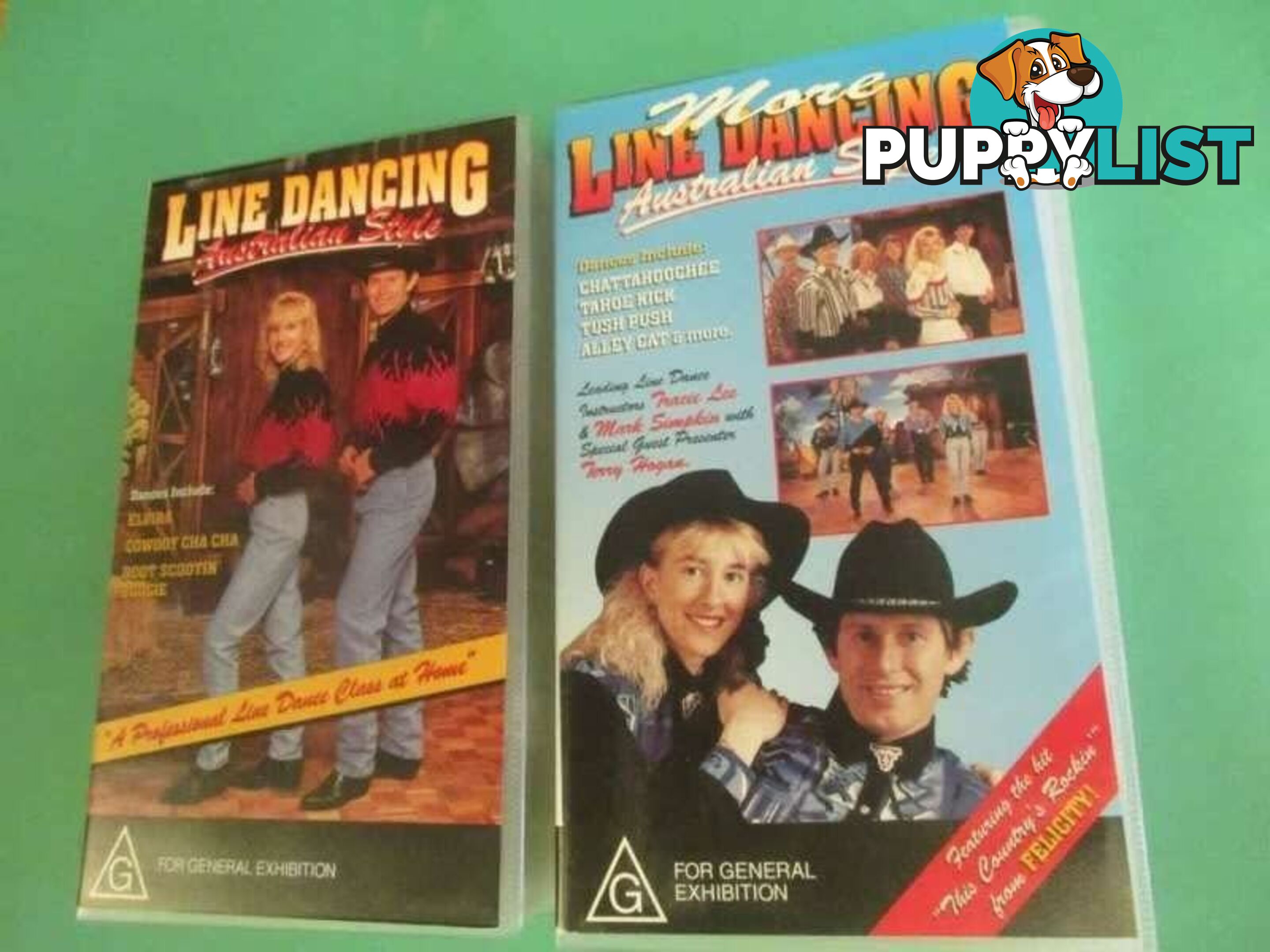 VHS Line Dancing Cassettes New & Preowned $10 For Both-Woodcroft