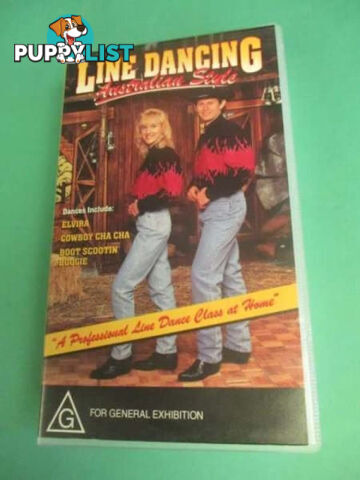 VHS Line Dancing Cassettes New & Preowned $10 For Both-Woodcroft