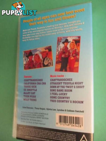 VHS Line Dancing Cassettes New & Preowned $10 For Both-Woodcroft