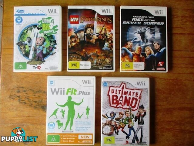 Nintendo Wii Games $10 Each-Woodcroft