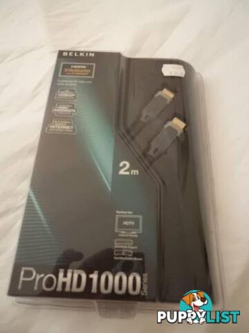 BELKIN PROHD 1000 STANDARD HDMI CABLE WITH ETHERNET