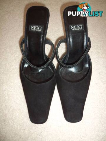 NEXT BLACK SUEDE LADIES SHOES SIZE 36 EU 5.5 AU