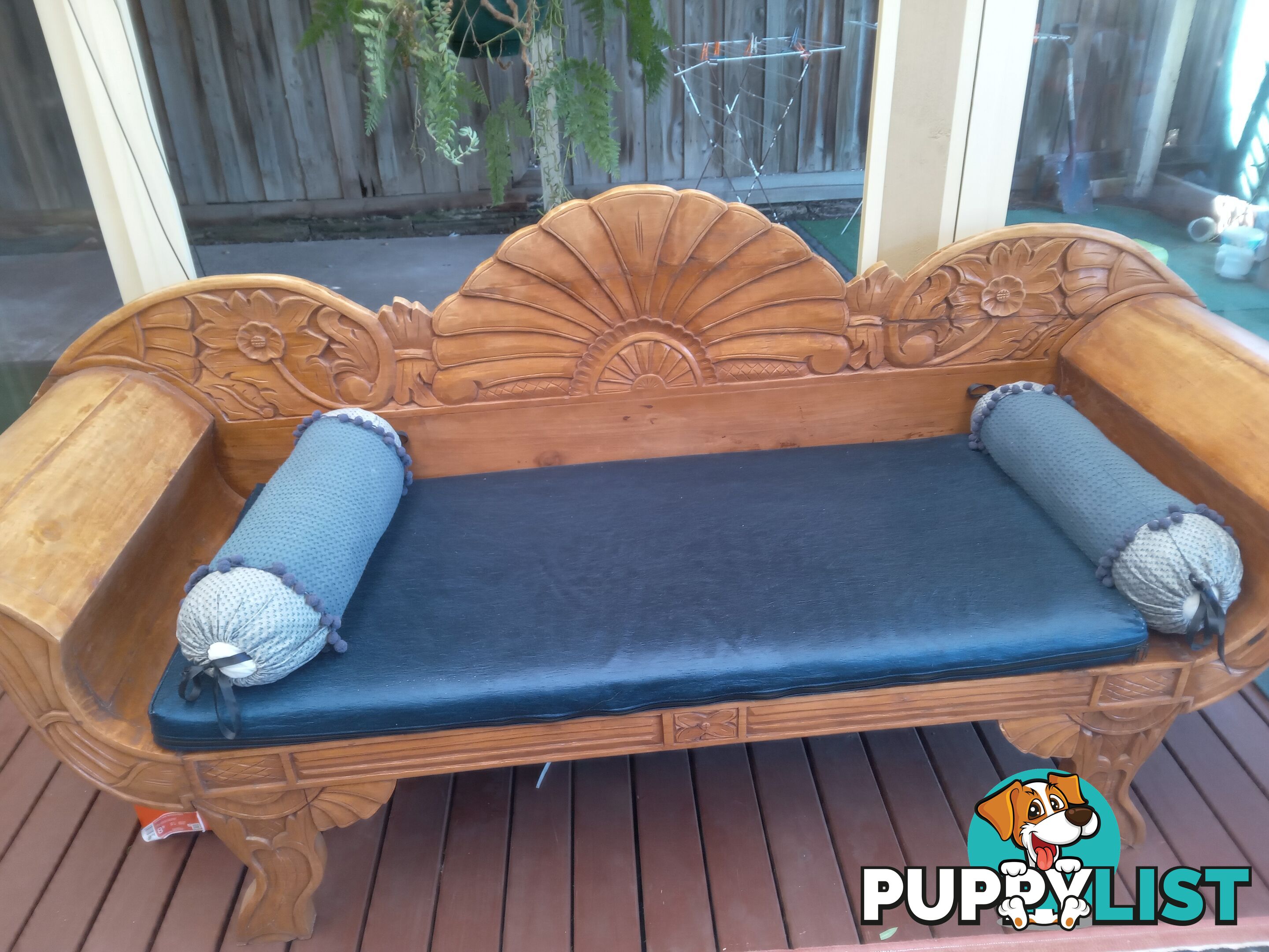 Antique style 2.5 Seater Wooden Sofa from Indonesia