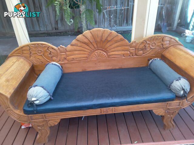 Antique style 2.5 Seater Wooden Sofa from Indonesia