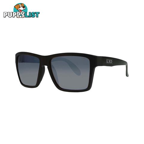 LXD Menâs Scholz Polar Sunglasses Matt Black with Grey Lens