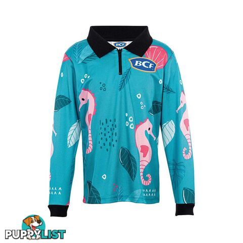 BCF Kidsâ Seahorse Sublimated Polo