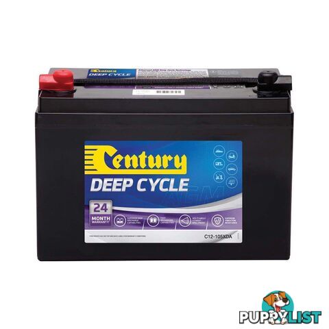 Century Deep Cycle AGM Battery C12-105XDA