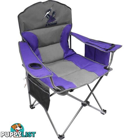 NRL Melbourne Storm Camp Chair 130kg