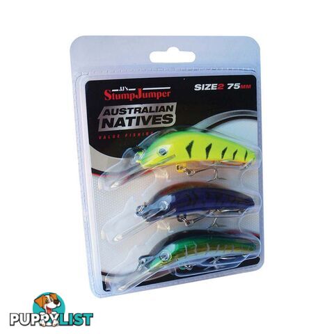 JJS Lures StumpJumper Australian Natives Value Pack 75mm