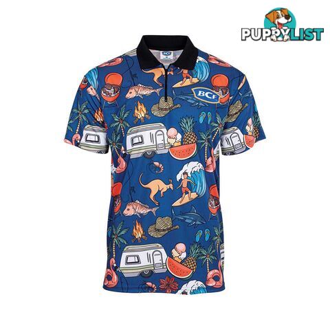 BCF Summer Holidays Short Sleeve Sublimated Polo