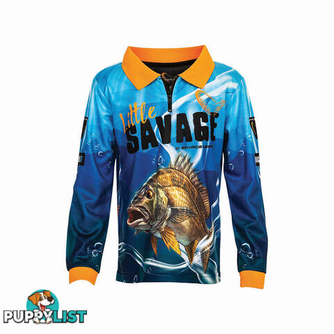 Savage Gear Kids' Little Savage Bream Sublimated Polo