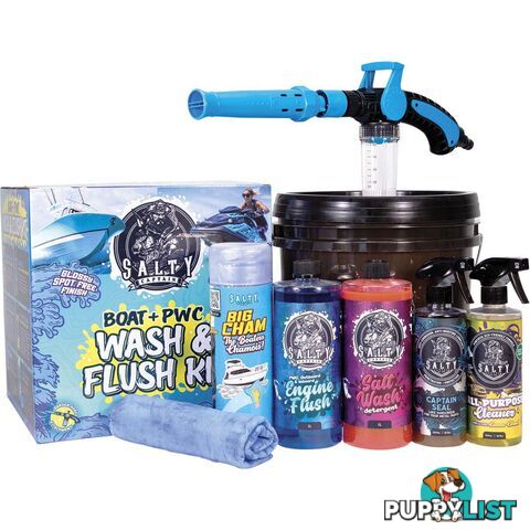 Salty Captain Boat/PWC Wash and Flush Kit