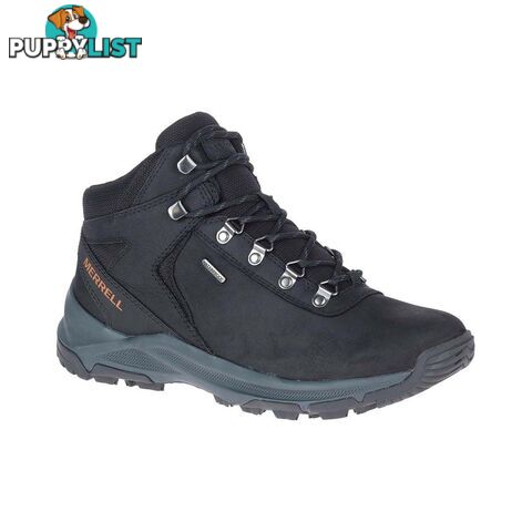 Merrell Menâs Erie Leather Mid Waterproof Hiking Shoes