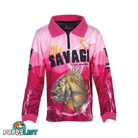 Savage Gear Kids' Little Savage Bream Sublimated Polo