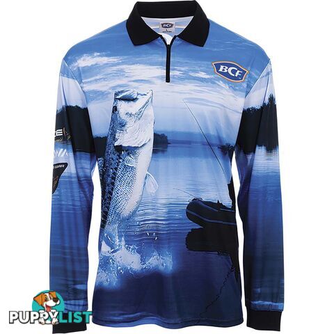 BCF Men's Need a Bigger Boat Sublimated Polo