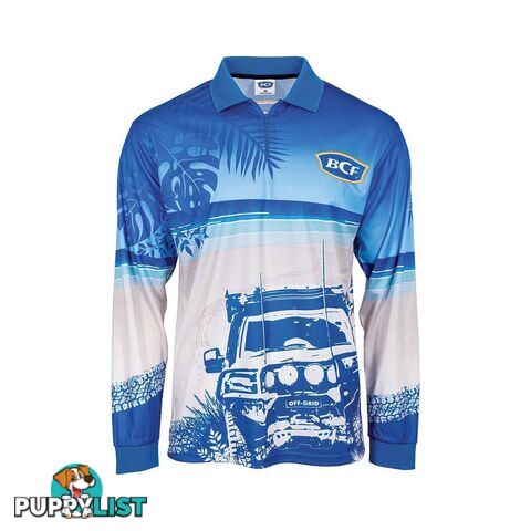 BCF Menâs Beach 4WD Sublimated Polo