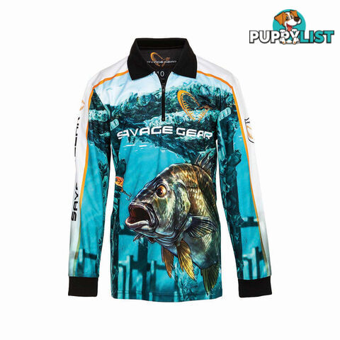 Savage Gear Youth Bream Sublimated Polo