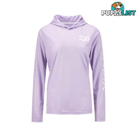 Daiwa Women's Lilac Hooded Sublimated Polo