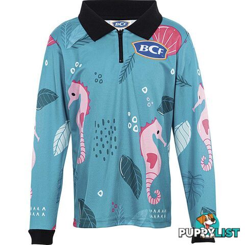 BCF Kidsâ Seahorse Sublimated Polo