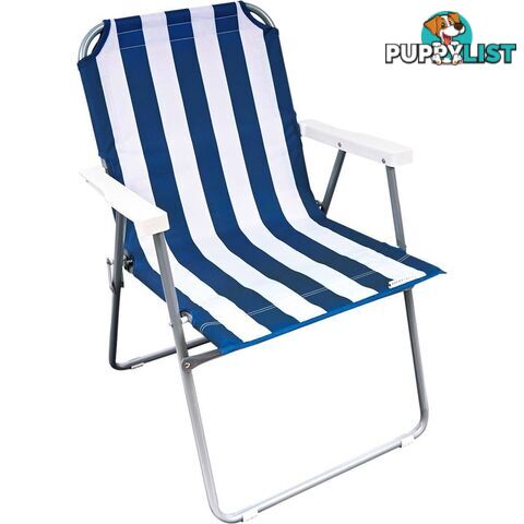 Wanderer Nautical Stripe Chair 120kg