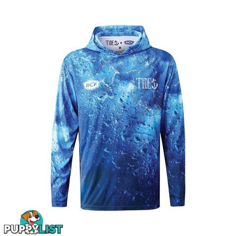 BCF x Tide Men's Hooded Sublimated Polo