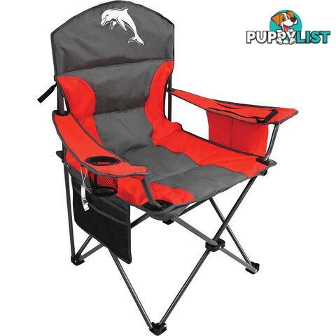 NRL Redcliffe Dolphins Camp Chair 130kg