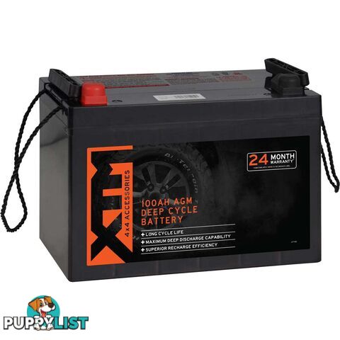 XTM Deep Cycle Battery DC12-100 AGM