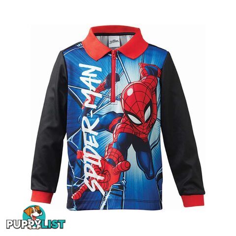 Marvel Kids' Spiderman Sublimated Polo