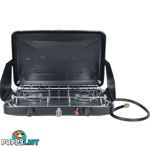 Wanderer LPG Portable Stove with Drip Tray - 2 Burner