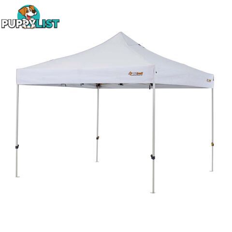 OZtrail Deluxe Commercial Gazebo 3x3m White