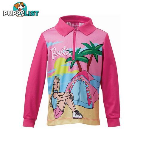 Barbie Kids' Sublimated Polo