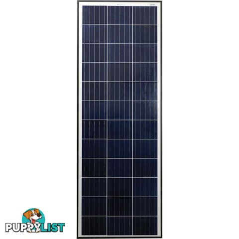 Enerdrive 120W Slim Poly Solar Panel Black