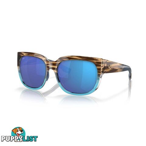 Costa Water Woman 2 Polarised Sunglasses Brown with Blue Lens