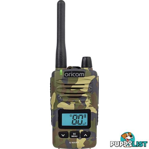 Oricom 5W UHF Handheld Radio DTX600 Camo