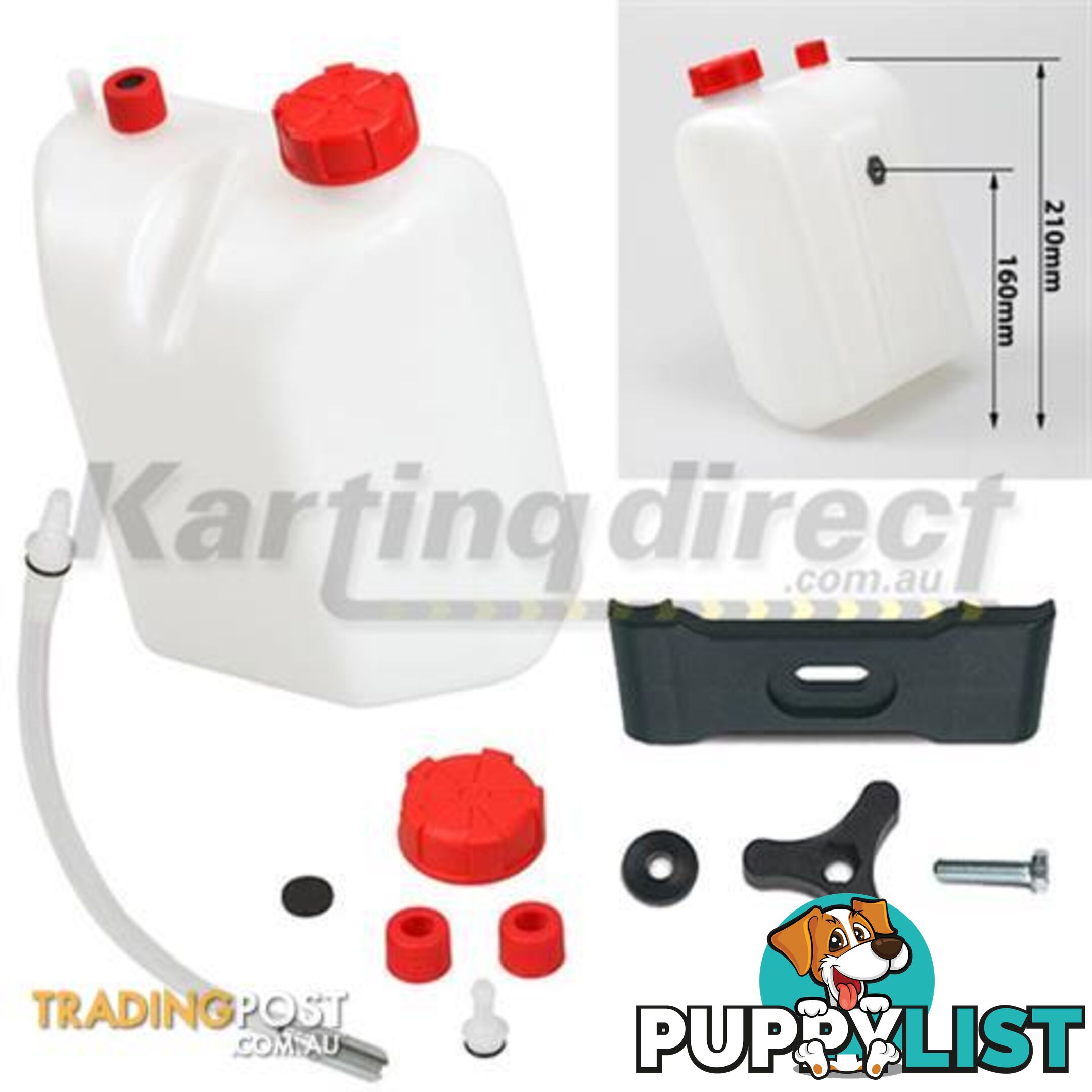 Go Kart Fuel Tank Fitting Kit complete with mount bolt - ALL BRAND NEW !!!