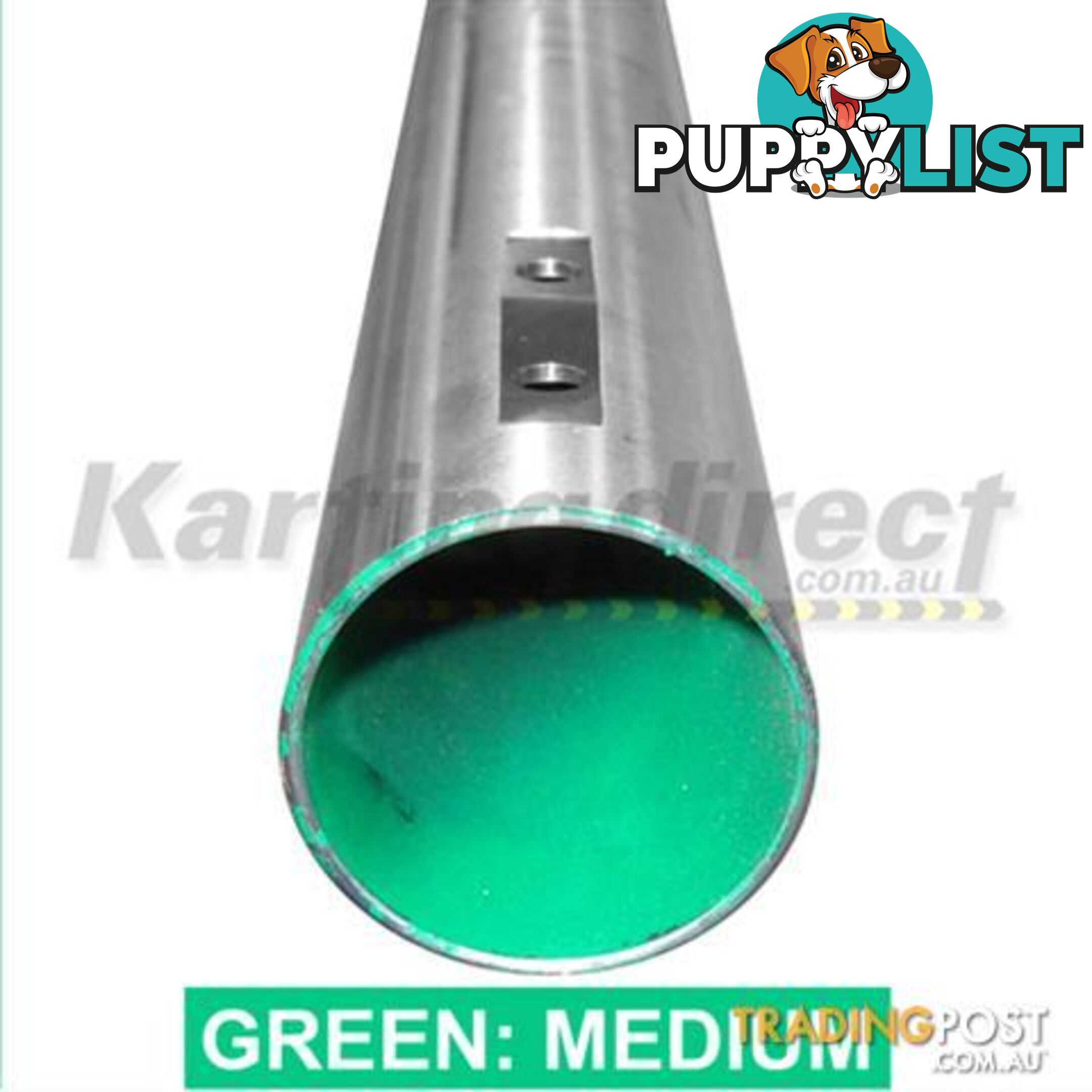 Go Kart Axle Prodezine 40mm 1040mm Medium GREEN Standard 8mm 2 Peg Keyways - OTK Compatible ( not included ) - ALL BRAND NEW !!!