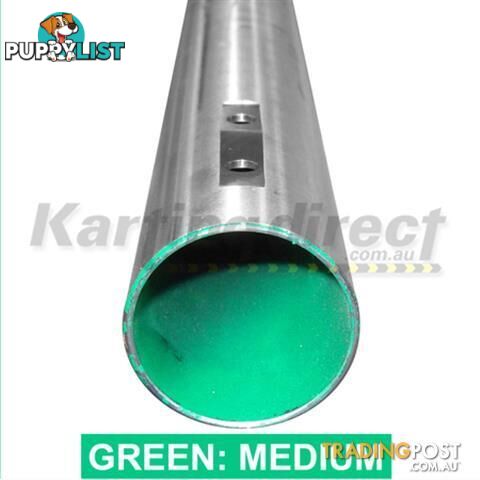 Go Kart Axle Prodezine 40mm 1040mm Medium GREEN Standard 8mm 2 Peg Keyways - OTK Compatible ( not included ) - ALL BRAND NEW !!!