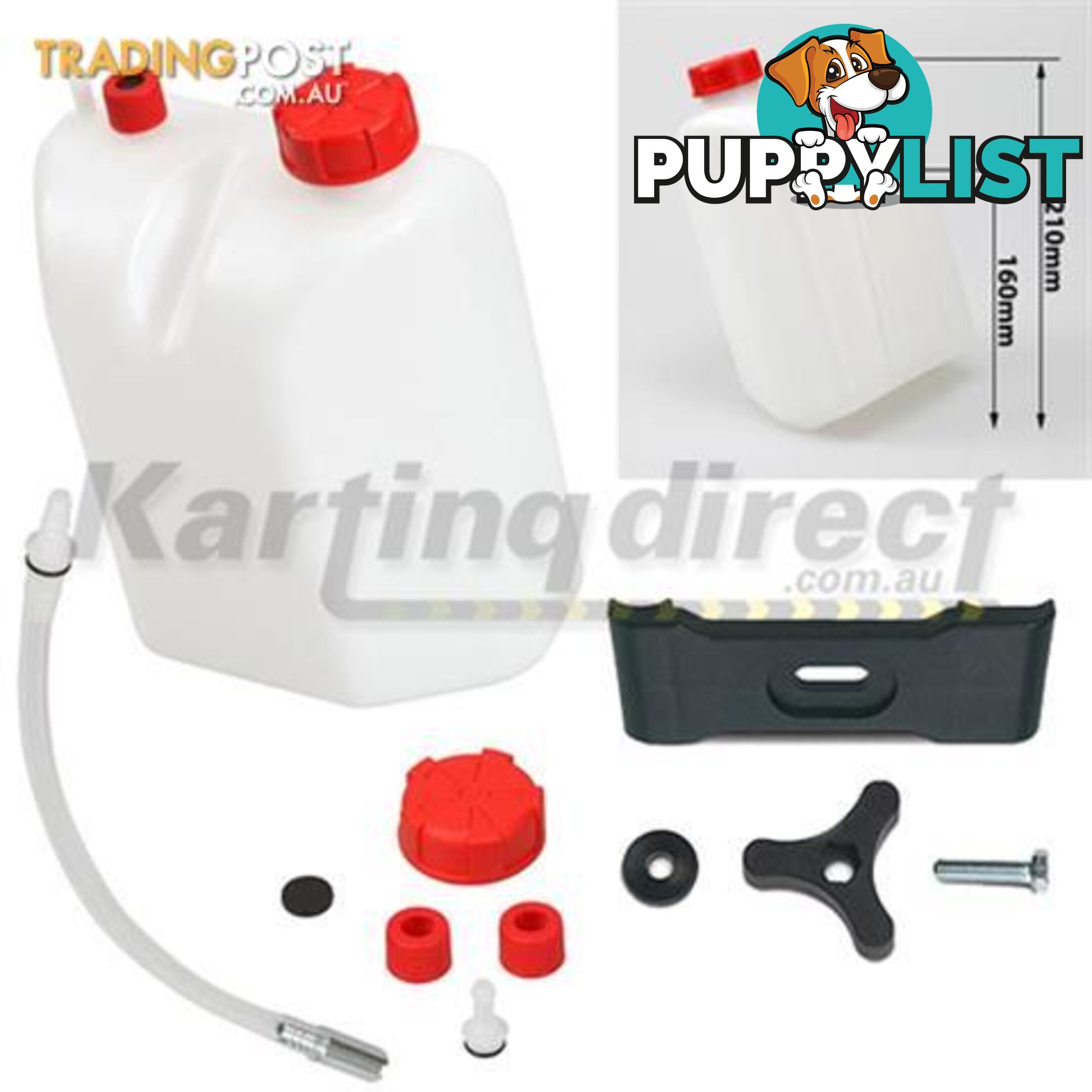 Go Kart Fuel Tank 3l inc Mount Kit - ALL BRAND NEW !!!