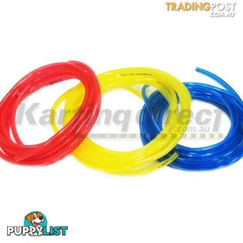 Go Kart MG Red FULL SET TYRES W/ 3M FUEL LINE AND 2 HI FLOW FUEL FILTERS Full set on MG YELLOW tyres 3m Fuel Line, your choice between red, yellow, blue or clear. Please leave a message when checking out, if no message is left a random colour will be sent