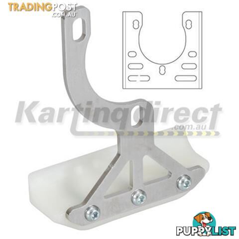 Go Kart Frame Slider Protector. Bolts to the bearing hanger to protect sprocket side or brake disc - ALL BRAND NEW !!!