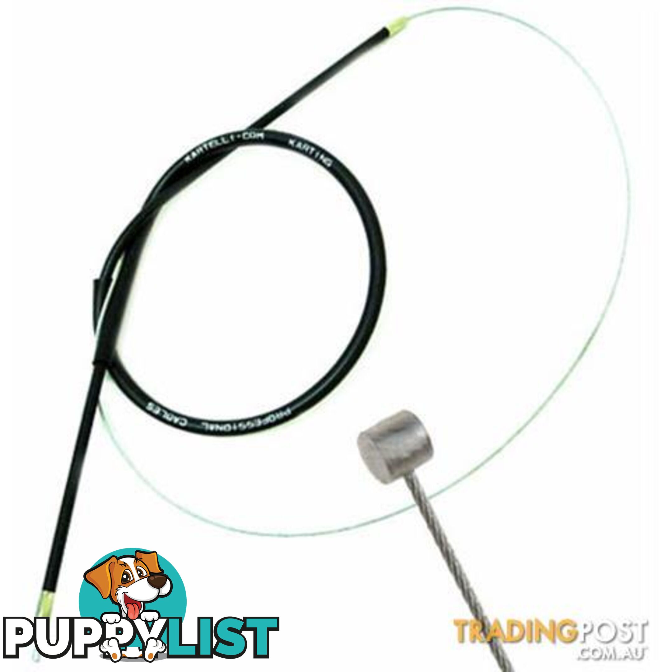 Go Kart Accelerator Cable  Round  Black  Long - ALL BRAND NEW !!!