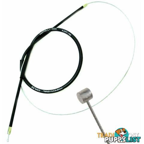 Go Kart Accelerator Cable  Round  Black  Long - ALL BRAND NEW !!!