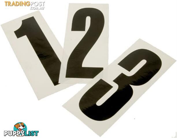 Go Kart Number 3 decal   Large black sticker - ALL BRAND NEW !!!