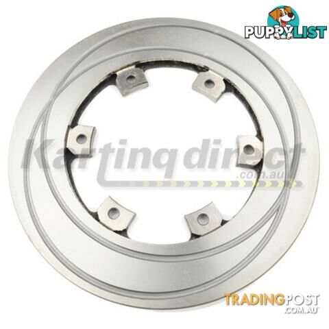 Go Kart Brake Disc 210mm x 12mm twin groved not drilled - ALL BRAND NEW !!!