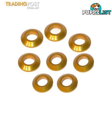 Go Kart Steering Spacer  Alloy  Gold  Pack of 8 - ALL BRAND NEW !!!